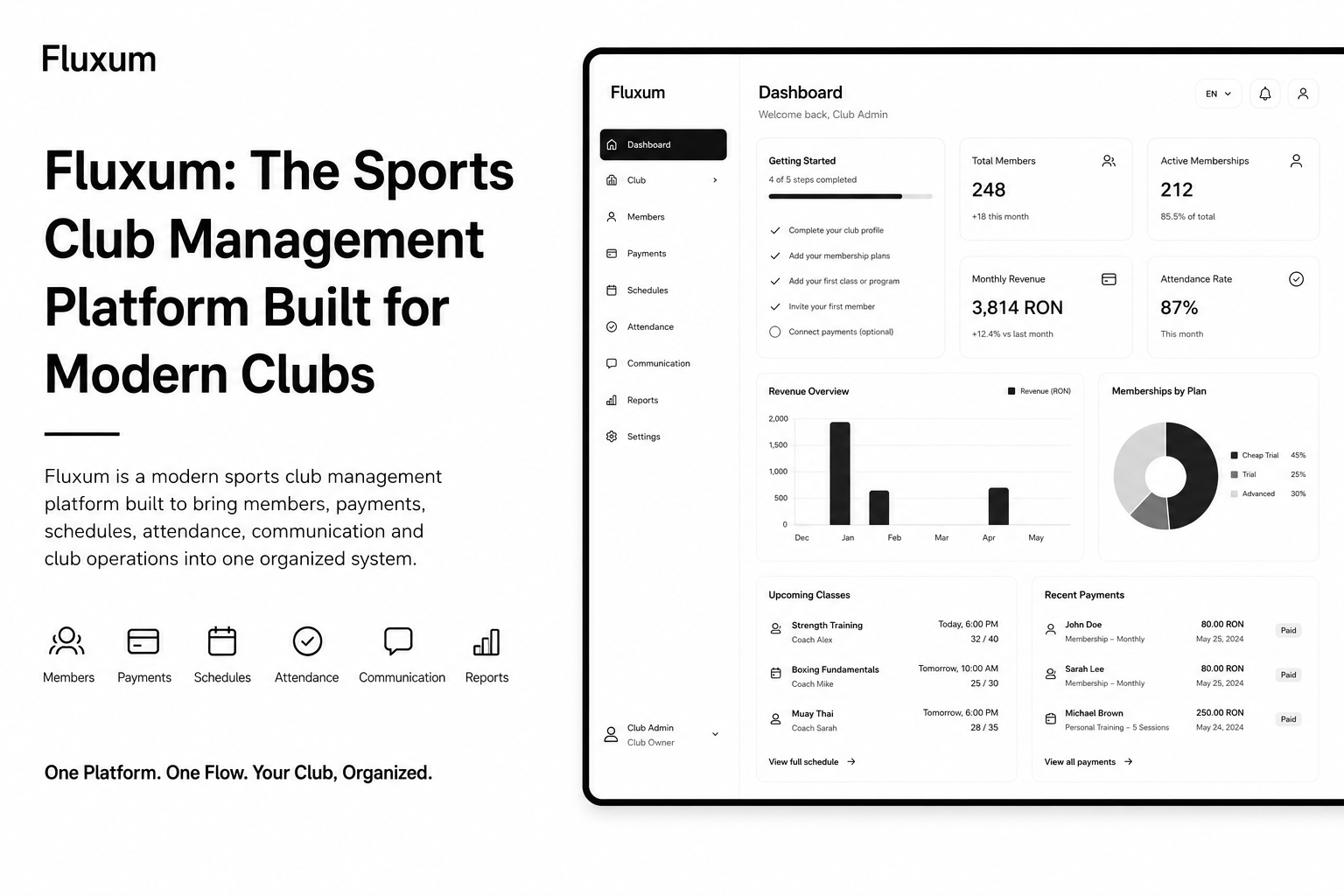 Fluxum: The Sports Club Management Platform Built for Modern Clubs
